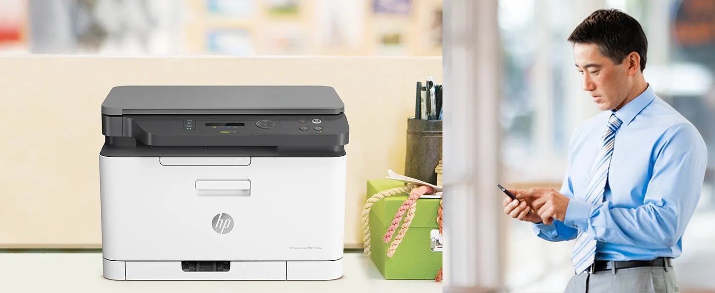 HP Color Laser MFP 178nw A4  - multifunktions f&auml;rglaserskrivare