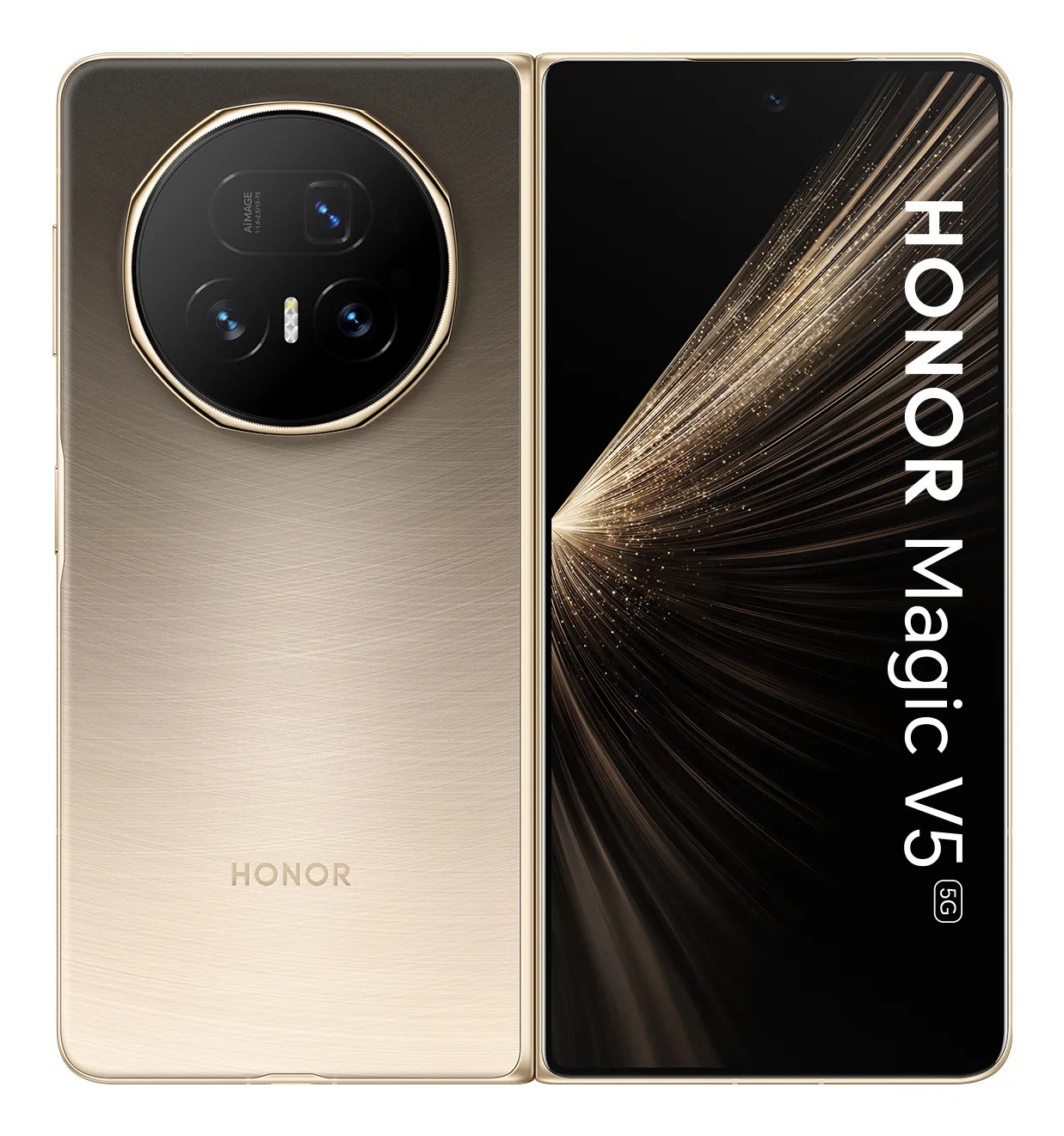Honor Magic V5 512Gt / 16Gt - Android-puhelin, Dawn Gold