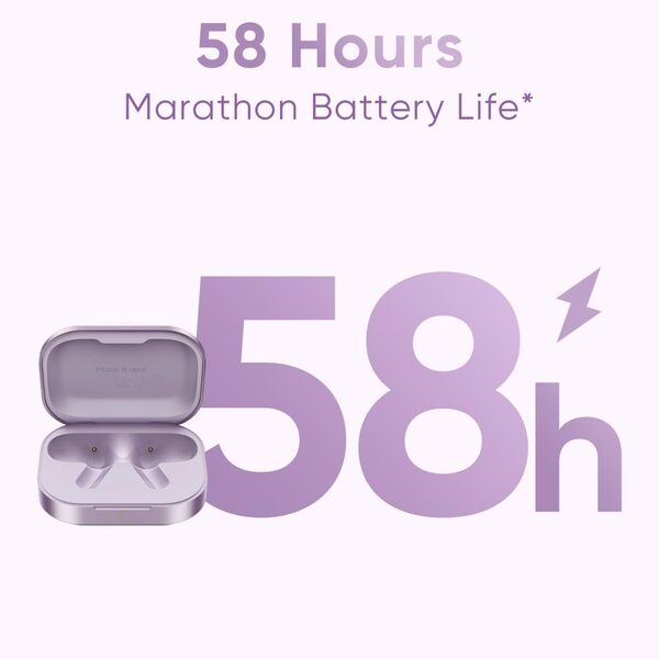Realme Buds Air8 -langattomat nappikuulokkeet, Master Purple
