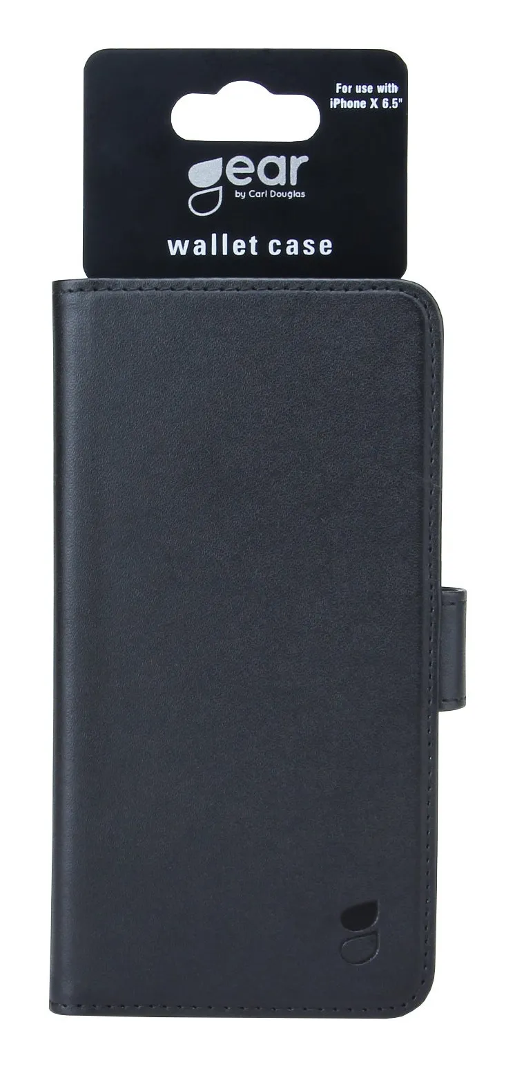 GEAR Wallet, iPhone Xs Max - Wallet Case, Black