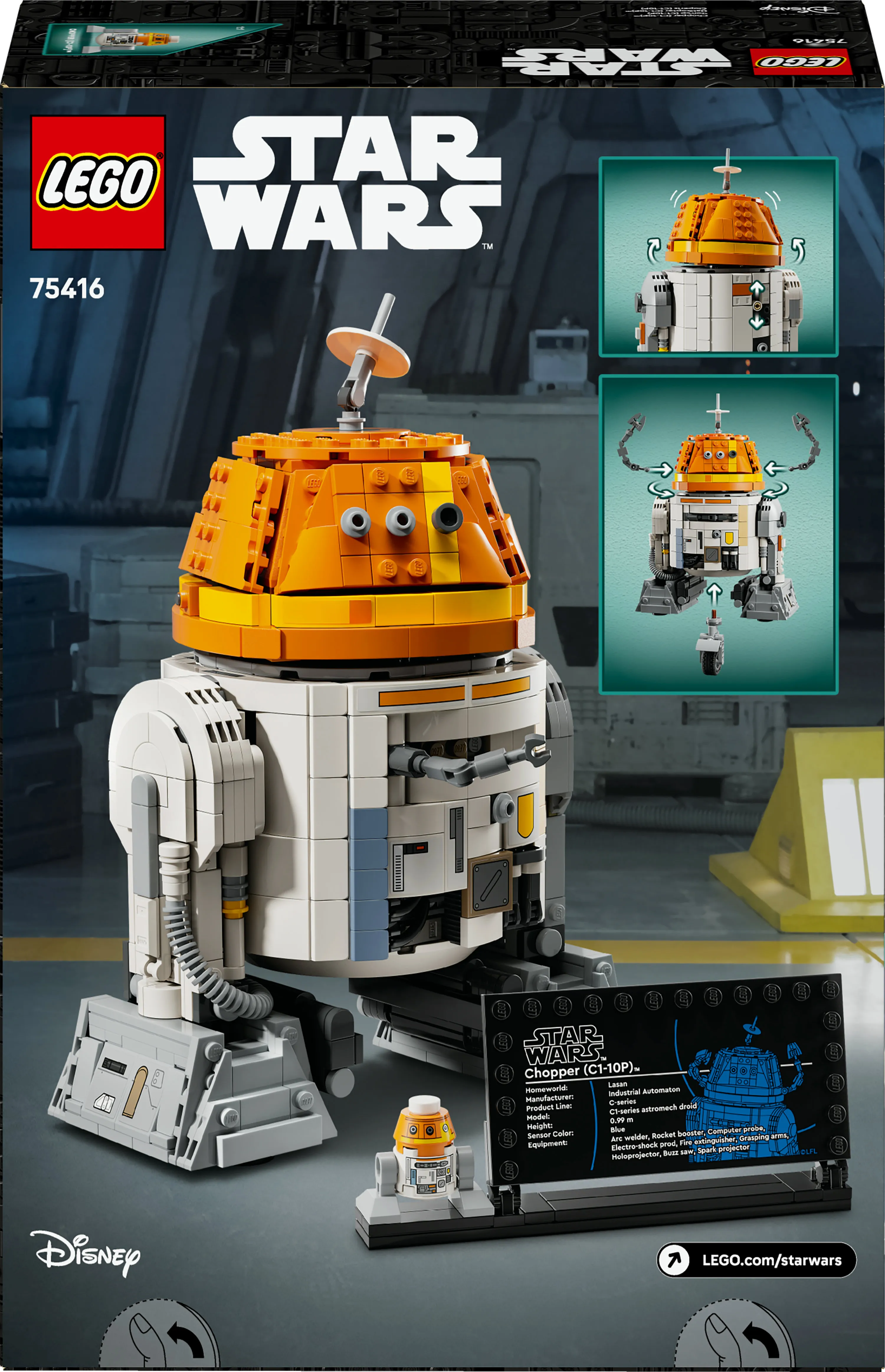 LEGO Star Wars Astromekaanikkodroidi Chopper (C1-10P) 75416