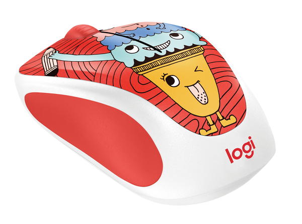 Logitech M238 Doodle Collection - wireless mouse, Triple Scoop