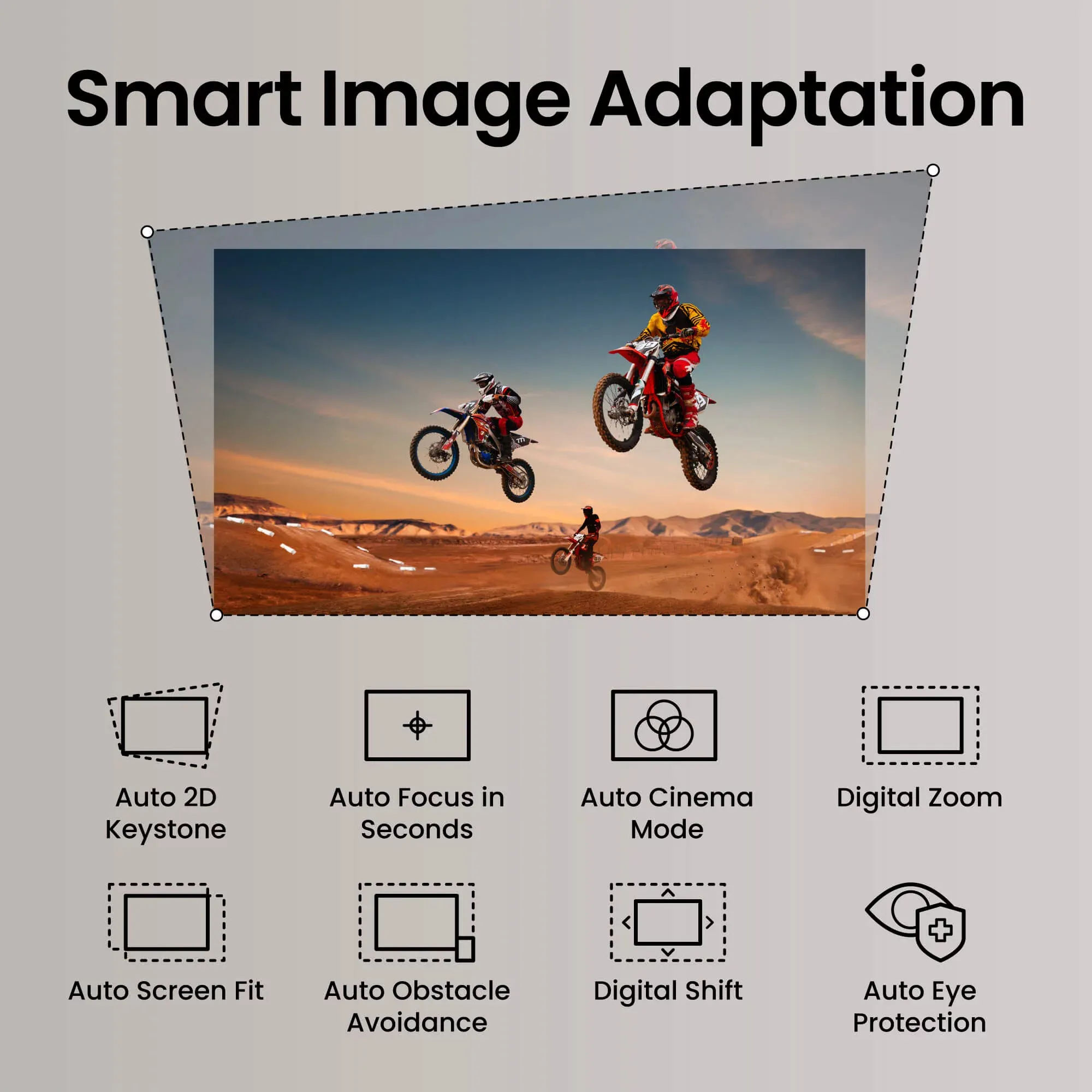BenQ TK705STi Short Throw Google TV DLP 4K UHD 3000 ANSI lm LED Projector, Grey