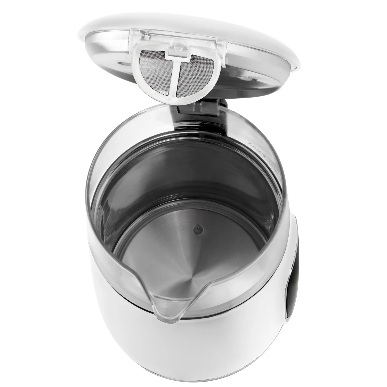 ADLER AD 1305 kettle, 1.7L, 2200W, White/Silver