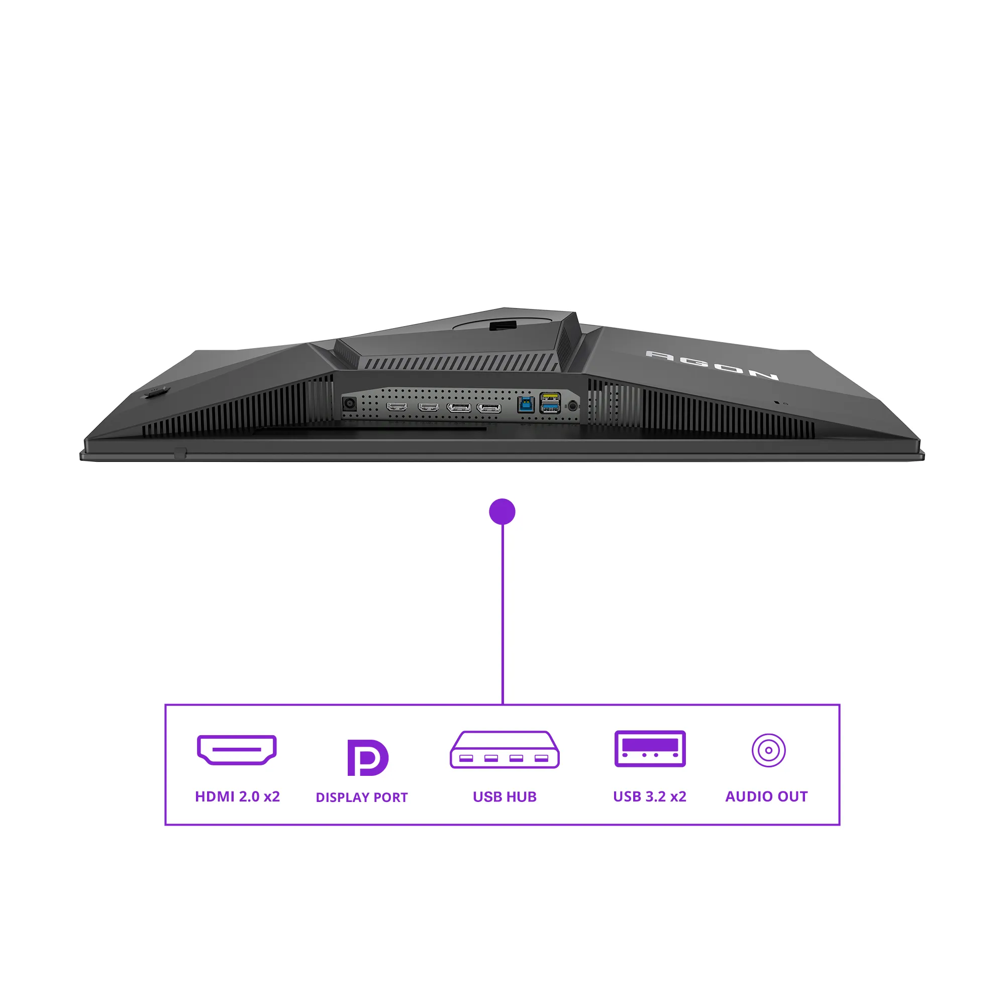AOC 27&quot; Agon Pro AG276QZD2, 240hz, QD-OLED - gaming monitor