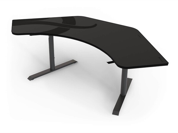 Arozzi Arena Angelo - gaming desk, gun metal