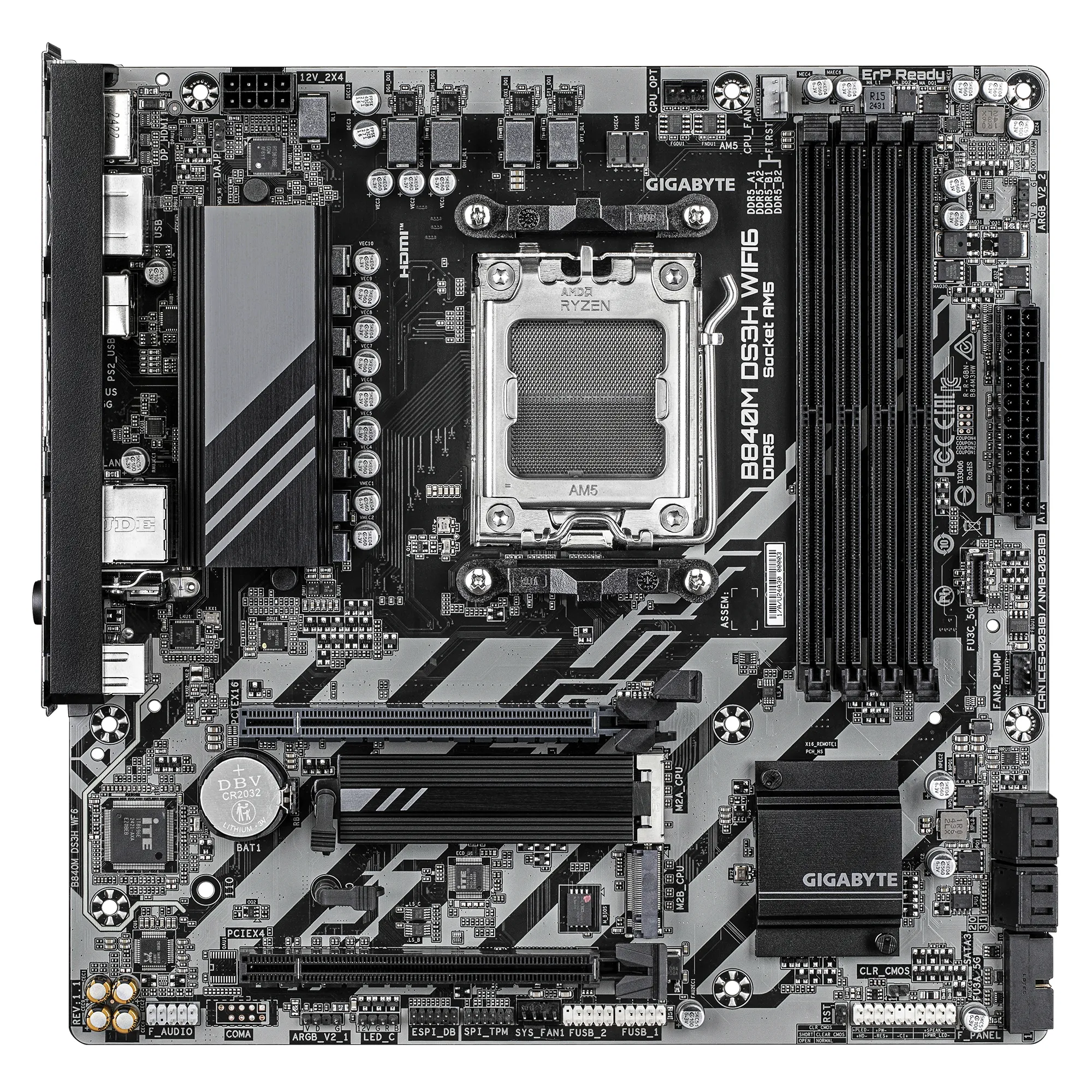 Gigabyte B840M DS3H WiFi 6 AM5 mATX Motherboard Gigabyte B840M DS3H WiFi 6 AM5 mATX Motherboard