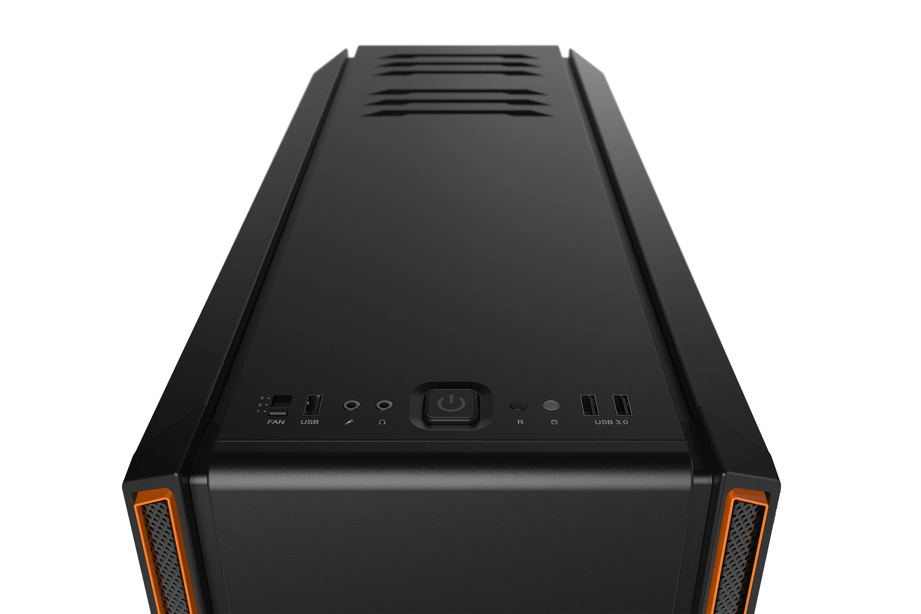 be quiet! Silent Base 601 Window - Mid Tower case, window, Black, Orange