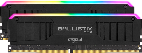 Crucial Ballistix MAX RGB 32GB 4400MT/s, 2x16GB, Black, DDR4