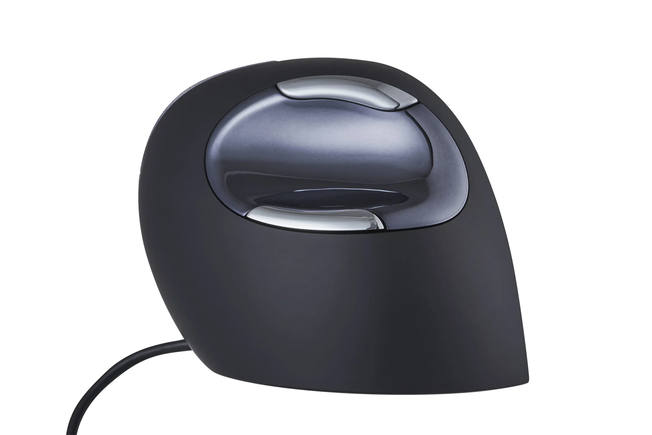 Evoluent VerticalMouse D Large Wired Ergonomic Mouse, Black