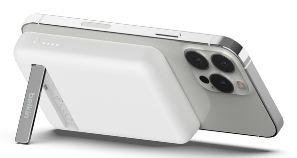 Magnetic Wireless Power Bank 5,000mAh White