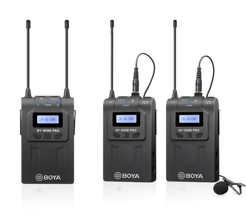 BOYA UHF Wireless mic with one receiver