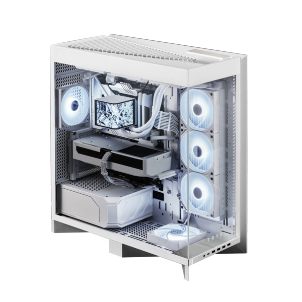 TRYX LUCA L70 Midi-Tower Case with window, White