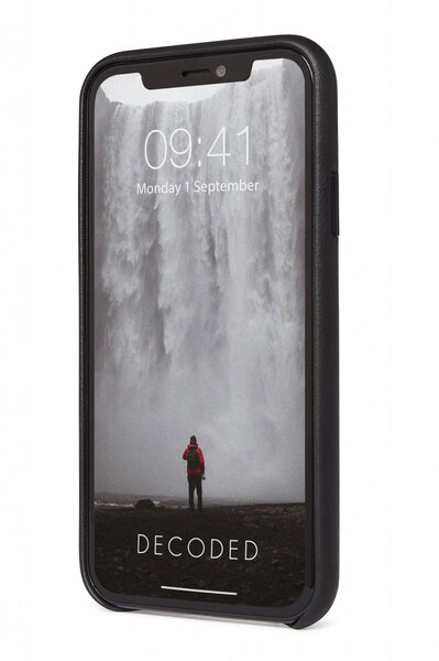 Decoded - Leather Backcover for iPhone 11 Pro Max Black