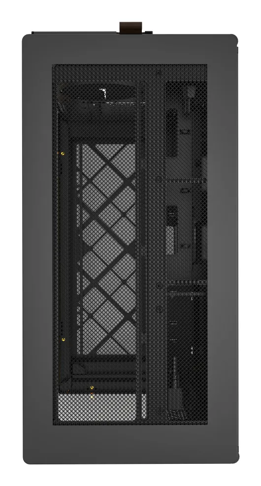 MONTECH HS02 -miditornikotelo ikkunalla ja RGB-valaistuksella, musta / valkoinen