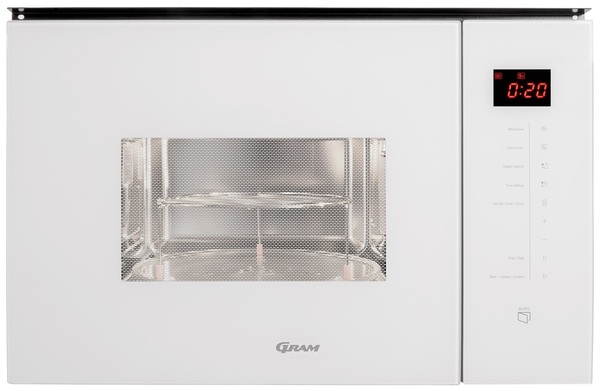 Gram IM 20614-90 W Inbyggd kombinationsmikrov&aring;gsugn 25 liter Vit