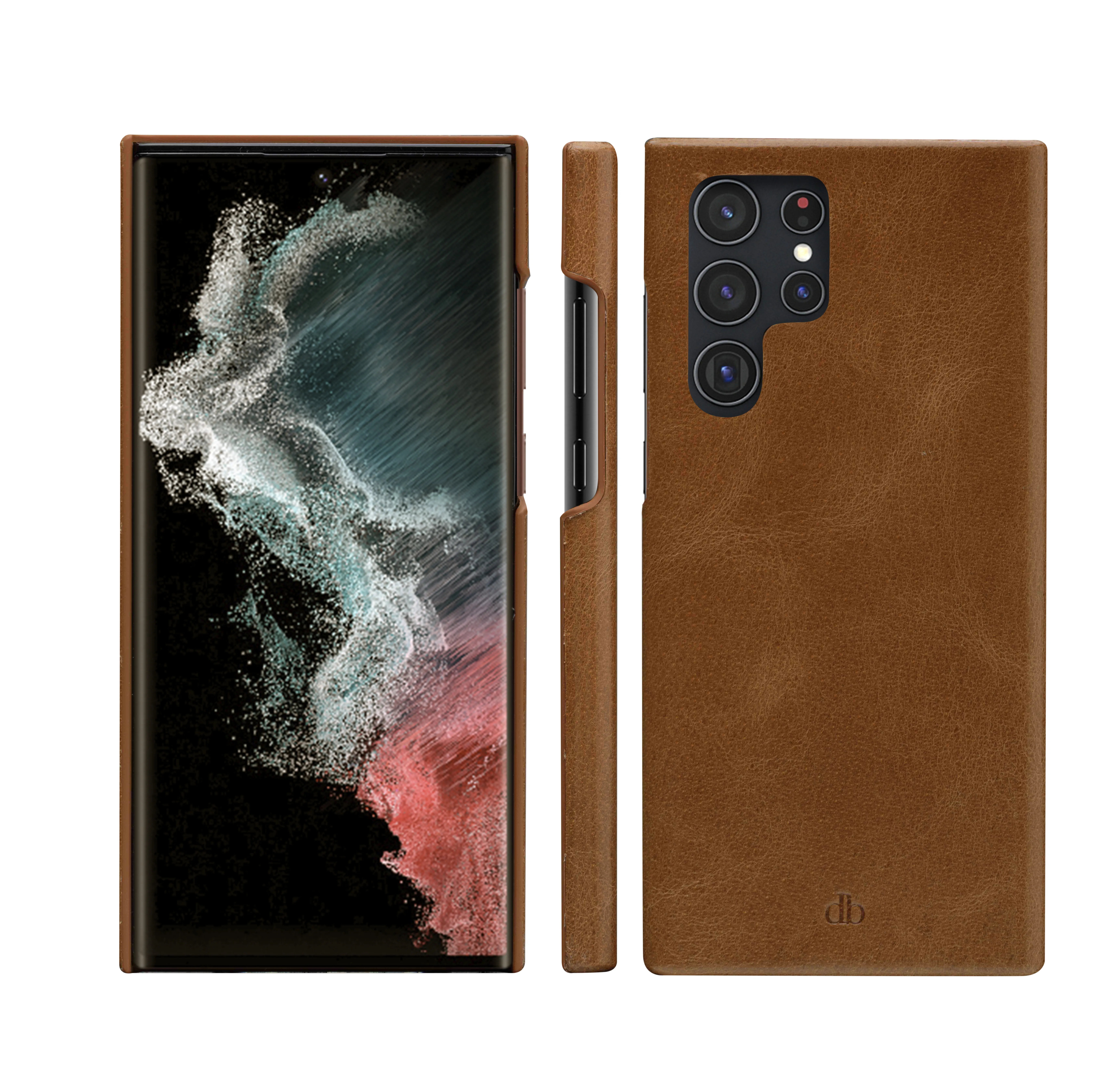 Dbramante1928 Lynge, Galaxy S22 Ultra - Folio Case, Tan