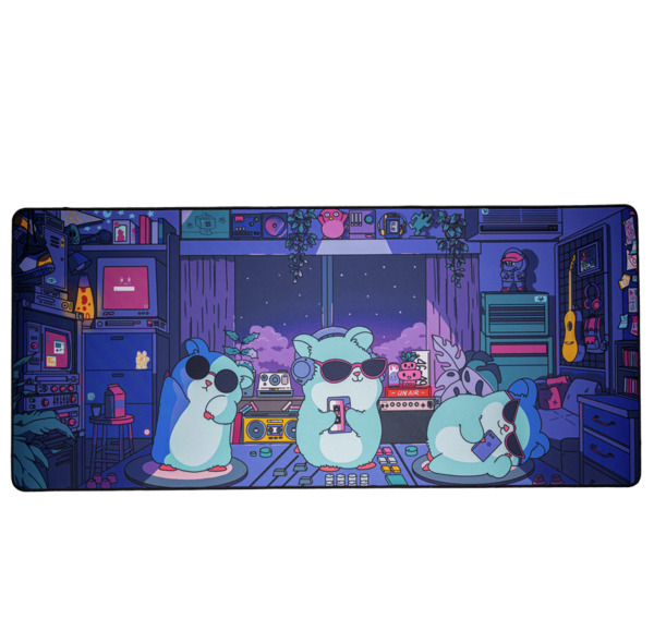 Mighty Setup DJ Hamster Gaming Mousepad, 900x400 mm