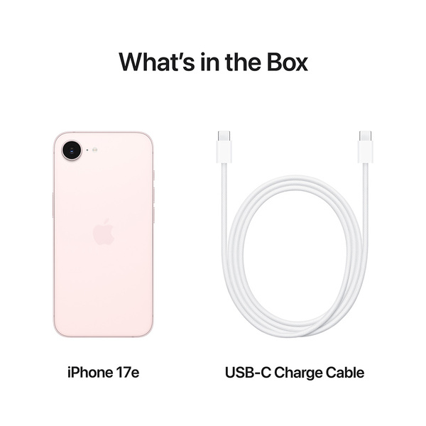 Apple iPhone 17e 256 Gt, pehme&auml;n&shy;pinkki