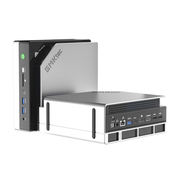 GMKtec EVO-X2 AMD Ryzen AI Max+ 395, 128GB, 128GB SSD, Win 11 Pro Mini PC, Silver