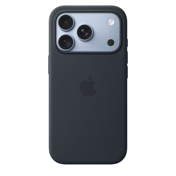 Apple iPhone 18 Pro Silicone Case with MagSafe, Navy Blue