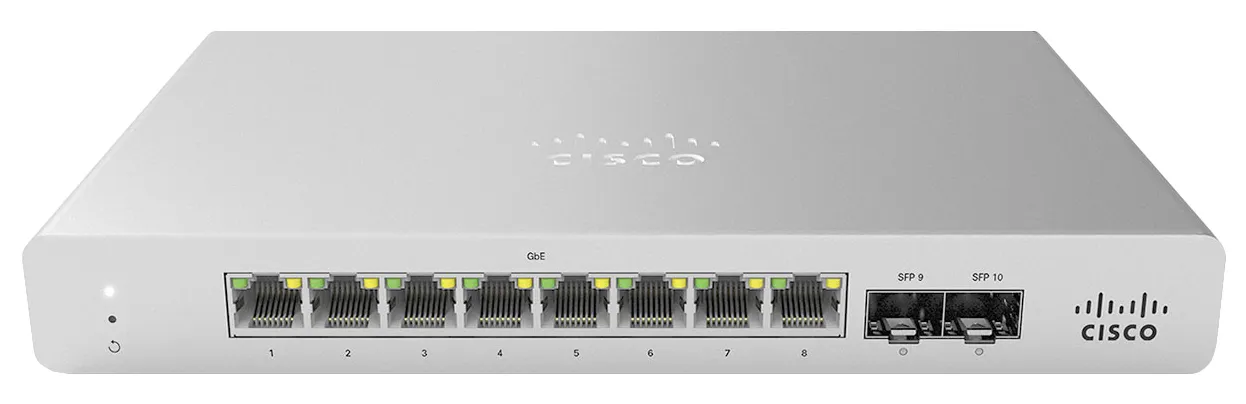 Meraki MS120-8LP 1G L2 ClD Mngd 8x 64W