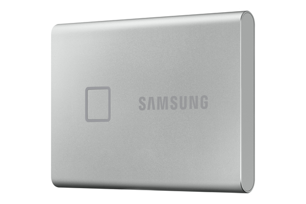 Samsung T7 Touch 500 GB USB-C - extern SSD, Silver