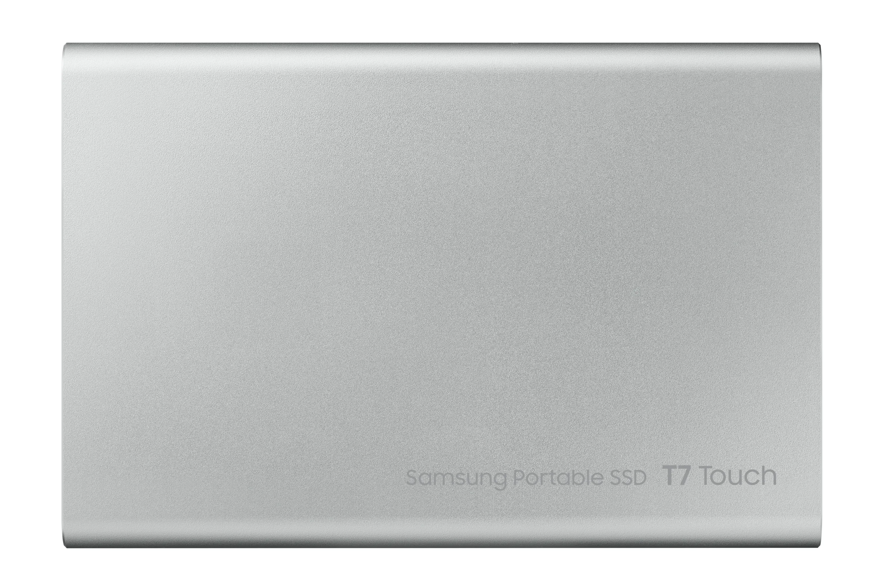 Samsung T7 Touch 500 Gt USB-C -ulkoinen SSD, Hopea