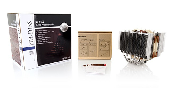 Noctua NH-D15S, 140 mm CPU-kylare, Nickel/Brown