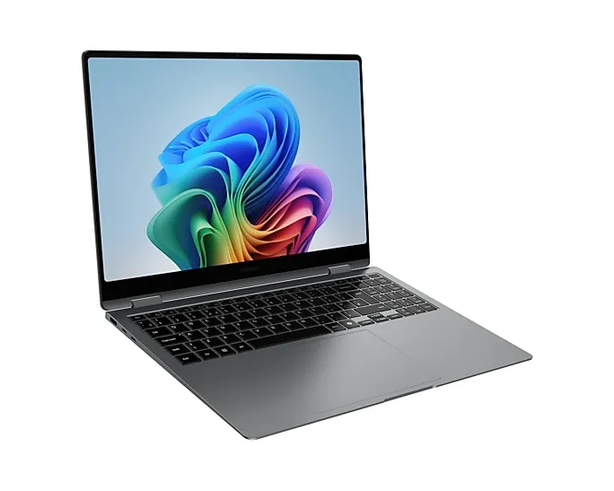 Samsung Galaxy Book5 Pro 360 16" Ultra 7 258V, 32 Gt, 1 Tt, Arc 140V, Win 11 Pro -kannettava, harmaa