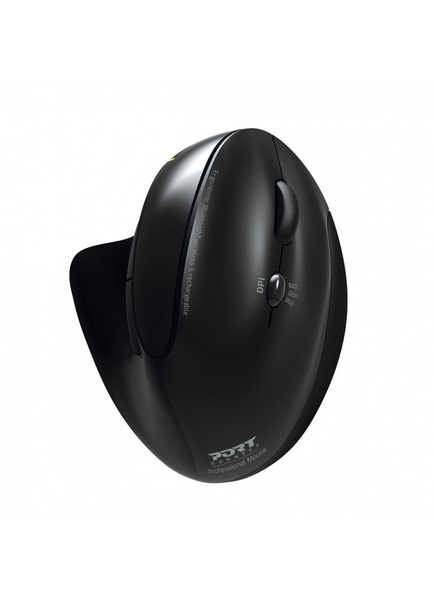 Port Designs PD-900706-BT Wireless Ergonomic Mouse, Black