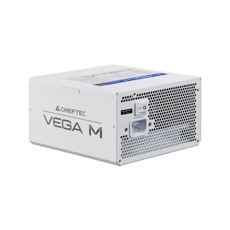 CHIEFTEC Vega M White 1000W -virtal&auml;hde, 80 Plus Gold