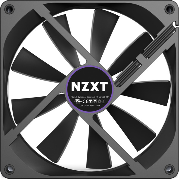 NZXT Aer Flow, 140mm - case fan, black