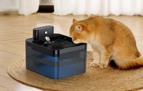 ROJECO RYSJFX-2k Wireless Smart Pet Water Fountain, 2.2 L