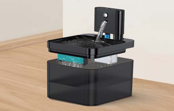 ROJECO RYSJFX-2k Wireless Smart Pet Water Fountain, 2.2 L