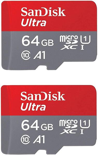 SanDisk Ultra PLUS 64 GB MicroSDXC UHS-I U1 Class 10 V10 A1 kort