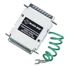 BLACK BOX  RS-232 SERIAL SURGE PROTECTOR - 18VDC CLAMPING VOLTAGE, 60-AMP, DB25, 25-WIRE