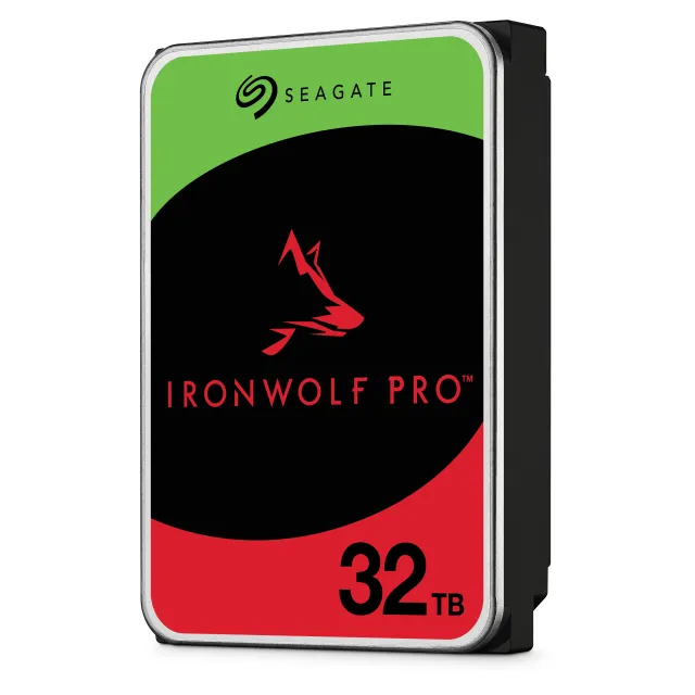 Seagate IronWolf Pro 3.5" 32TB, 7200 RPM, 512MB, 550 WRL, SATA III Hard Drive for NAS