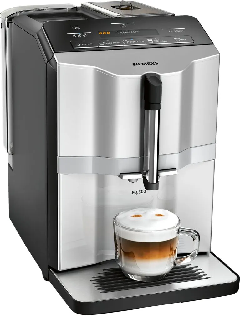 Siemens EQ.300 - coffee maker, fully automatic, Black, Stainless steel