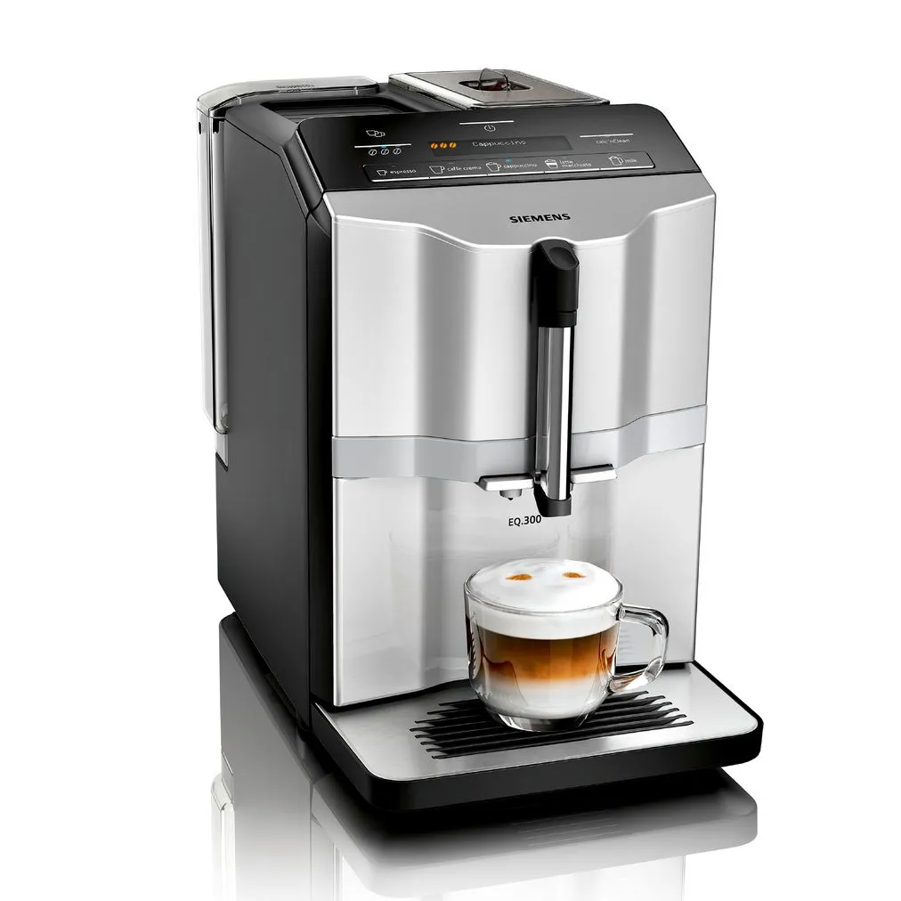Siemens EQ.300 - coffee maker, fully automatic, Black, Stainless steel