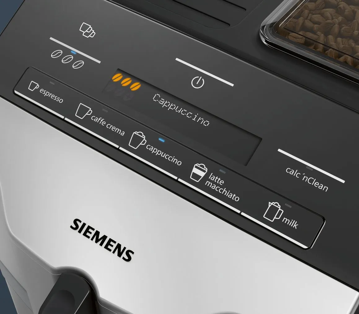 Siemens EQ.300 - coffee maker, fully automatic, Black, Stainless steel
