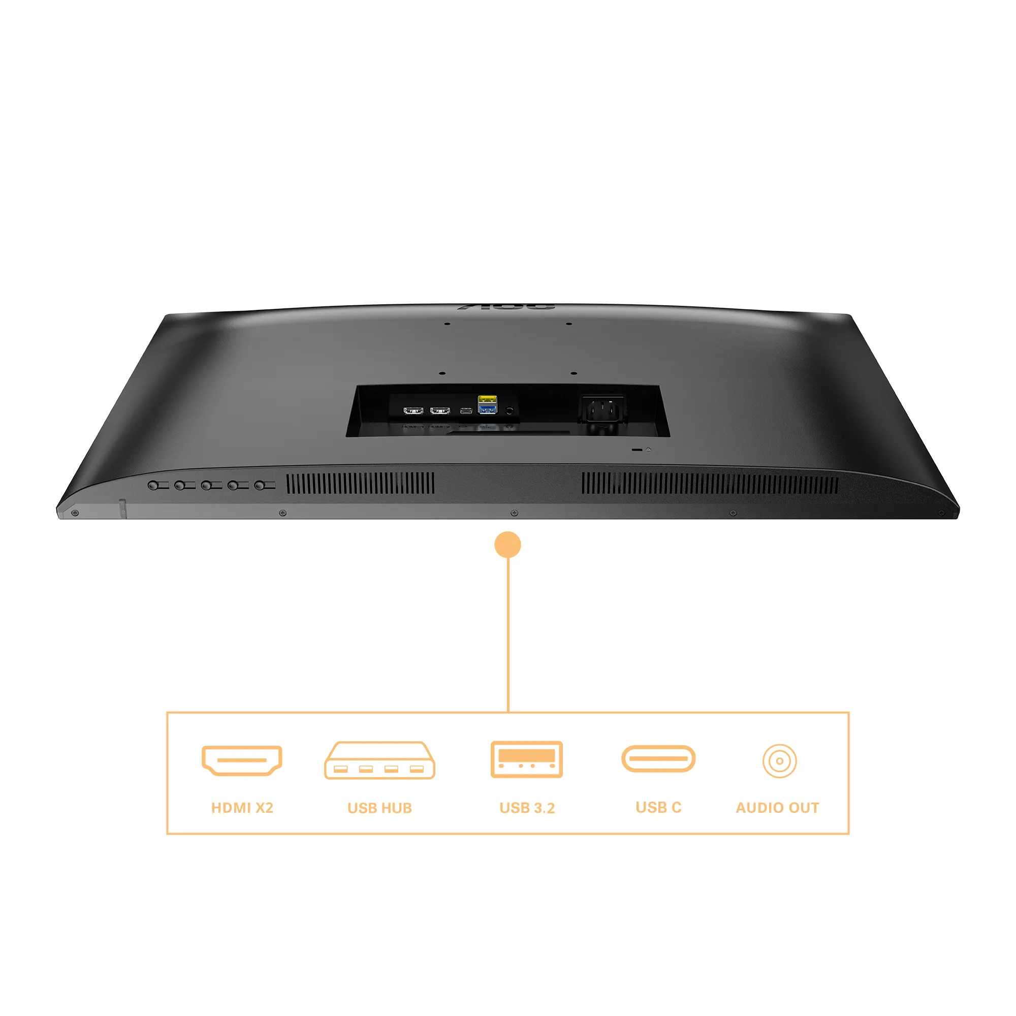 AOC 27&quot; B3 U27B3CF 4K UHD, USB-C, IPS -n&auml;ytt&ouml;