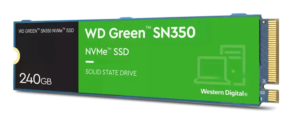 WD Green SN350 240GB M.2 PCIe 3.0 x4 NVMe SSD