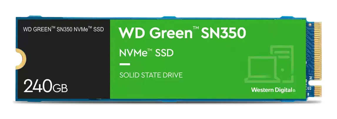 WD Green SN350 240GB M.2 PCIe 3.0 x4 NVMe SSD