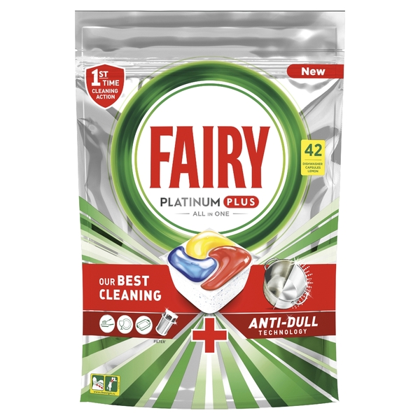 Fairy Platinum Plus 42 Tablettia All in One -Astianpesutabletit