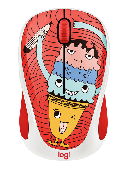 Logitech M238 Doodle Collection - wireless mouse, Triple Scoop