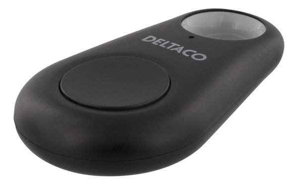 DELTACO BT-131, Bluetooth-tracker, iOS/Android, svart