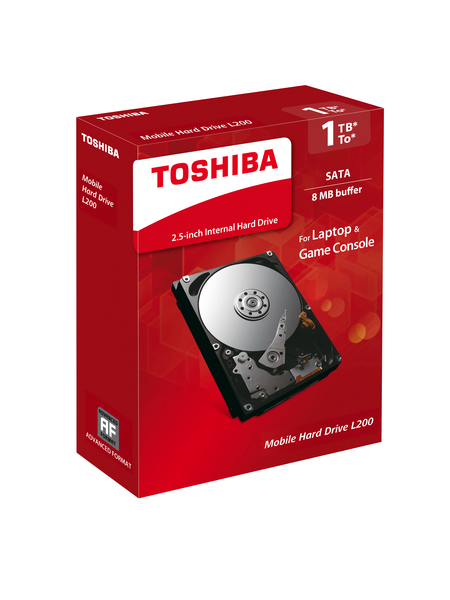 Toshiba 1TB L200, 2.5", SATA, 5400rpm, 8MB - HDD