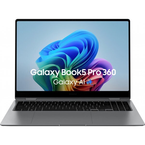 Samsung Galaxy Book5 Pro 360 16" Ultra 7 258V, 32GB, 1TB, Arc 140V, Win 11 Pro - Notebook, Gray