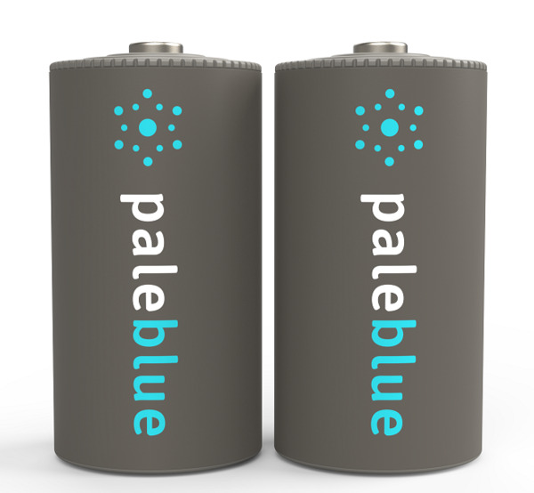 Pale Blue Li-Ion Rechargeable C Battery 2 pack of C Cell with 2x1 charging cable